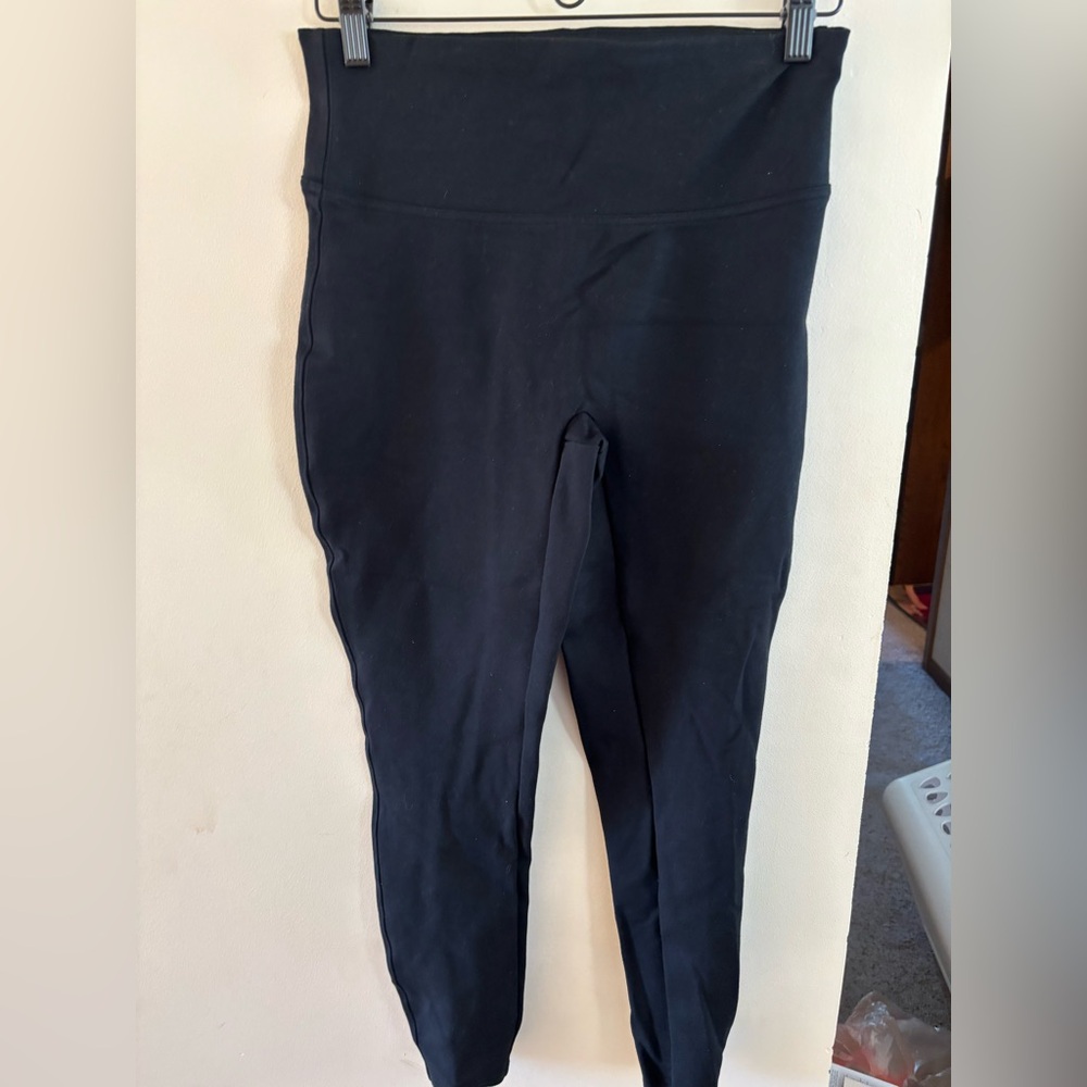 SPANX Black High-Rise Leggings ponte